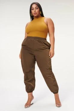 GA-SALE SHINE BOYFRIEND PANT | MOCHA001 Leggings & Pants