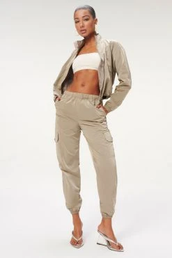 GA-SALE SHINE TRACK JACKET | BRINDLE002