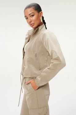 GA-SALE SHINE TRACK JACKET | BRINDLE002