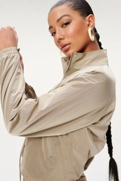 GA-SALE SHINE TRACK JACKET | BRINDLE002