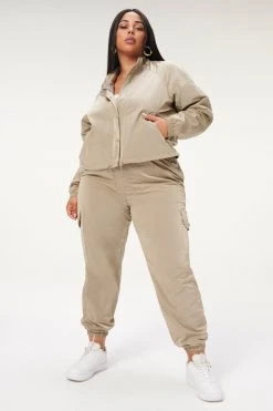 GA-SALE SHINE TRACK JACKET | BRINDLE002