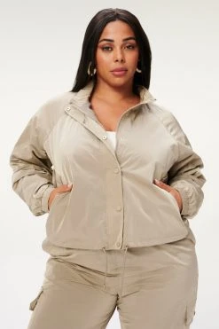 GA-SALE SHINE TRACK JACKET | BRINDLE002