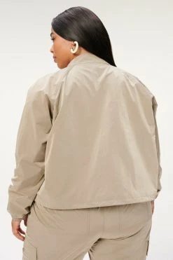 GA-SALE SHINE TRACK JACKET | BRINDLE002