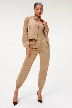 GA-SALE SHINE TRACK JACKET | PUTTY001 Jackets