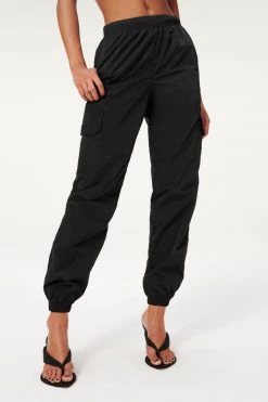 GA-SALE SHINE BOYFRIEND CARGO | BLACK001 Leggings & Pants