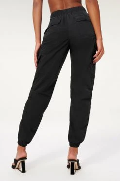 GA-SALE SHINE BOYFRIEND CARGO | BLACK001 Leggings & Pants