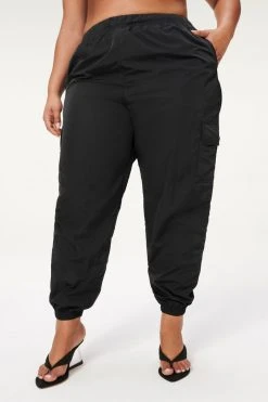 GA-SALE SHINE BOYFRIEND CARGO | BLACK001 Leggings & Pants