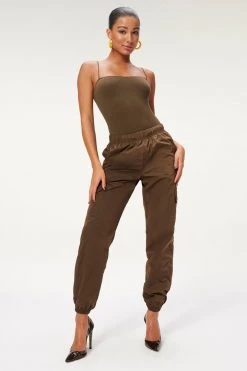 GA-SALE Leggings & Pants SHINE BOYFRIEND CARGO | MOCHA001