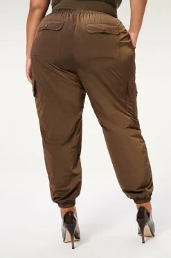GA-SALE Leggings & Pants SHINE BOYFRIEND CARGO | MOCHA001