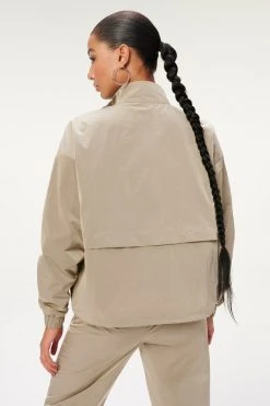 GA-SALE SHINE OVERSIZED ANORAK | BRINDLE002