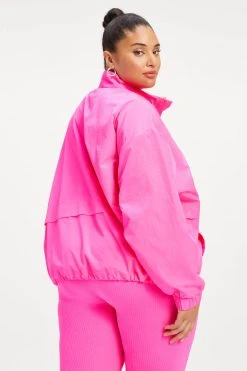 Cheap ⭐ GA-SALE SHINE OVERSIZED ANORAK | HOT PINK002 🌟 21 GA-SALE SHINE OVERSIZED ANORAK | HOT PINK002