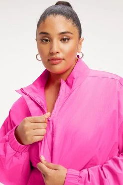 Cheap ⭐ GA-SALE SHINE OVERSIZED ANORAK | HOT PINK002 🌟 22 GA-SALE SHINE OVERSIZED ANORAK | HOT PINK002