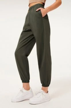 GA-SALE SUEDED TRACK JOGGER | INK001 Leggings & Pants