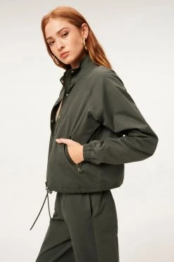 GA-SALE SUEDED TRACK JACKET | INK001 Jackets