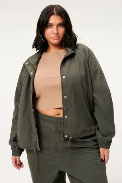 GA-SALE SUEDED TRACK JACKET | INK001 Jackets