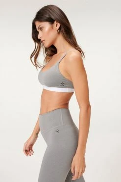 GA-SALE ICON SCOOP RACER BRA | HEATHER GREY001