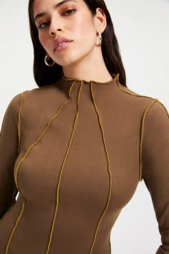 GA-SALE KNIT MIDI DRESS | FOG001