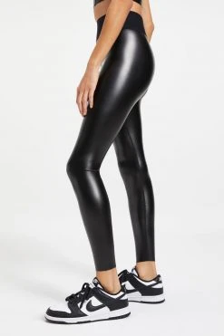 GA-SALE Leggings & Pants RUBBERIZED ICON LEGGING | BLACK001