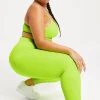 GA-SALE Neon Collection SEAMLESS CHUNKy RIB LEGGING | ELECTRIC LIME002