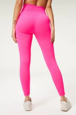 Brand new 🤩 GOOD AMERICAN Neon Collection SEAMLESS CHUNKy RIB LEGGING | HOT PINK002 ❤️ 26 GOOD AMERICAN Neon Collection SEAMLESS CHUNKy RIB LEGGING | HOT PINK002