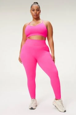 Brand new 🤩 GOOD AMERICAN Neon Collection SEAMLESS CHUNKy RIB LEGGING | HOT PINK002 ❤️ 28 GOOD AMERICAN Neon Collection SEAMLESS CHUNKy RIB LEGGING | HOT PINK002