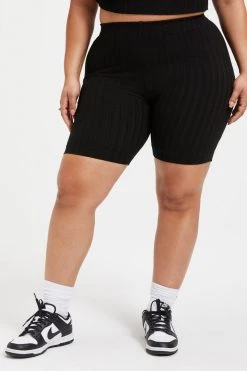 Buy ๐งจ GOOD AMERICAN Good '90s '90S RIBBED BIKER SHORT | BLACK001 ๐ 21 GOOD AMERICAN Good '90s '90S RIBBED BIKER SHORT | BLACK001