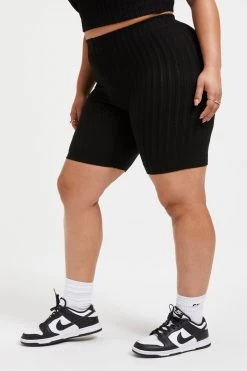 Buy ๐งจ GOOD AMERICAN Good '90s '90S RIBBED BIKER SHORT | BLACK001 ๐ 22 GOOD AMERICAN Good '90s '90S RIBBED BIKER SHORT | BLACK001