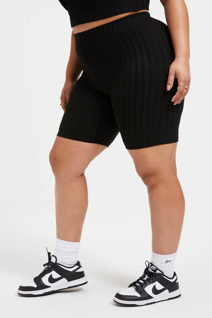 Buy ๐งจ GOOD AMERICAN Good '90s '90S RIBBED BIKER SHORT | BLACK001 ๐ 10 GOOD AMERICAN Good '90s '90S RIBBED BIKER SHORT | BLACK001