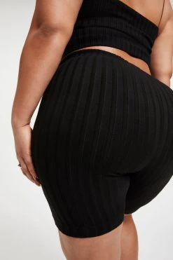 Buy ๐งจ GOOD AMERICAN Good '90s '90S RIBBED BIKER SHORT | BLACK001 ๐ 24 GOOD AMERICAN Good '90s '90S RIBBED BIKER SHORT | BLACK001