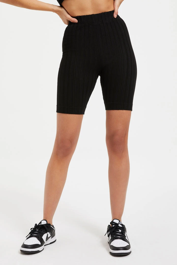 Buy ๐งจ GOOD AMERICAN Good '90s '90S RIBBED BIKER SHORT | BLACK001 ๐ 2 GOOD AMERICAN Good '90s '90S RIBBED BIKER SHORT | BLACK001