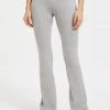 GOOD AMERICAN Good '90s '90S RIBBED PANT | HEATHER GREY001