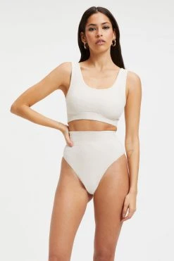 Top 10 โจ GOOD AMERICAN TERRY SCOOP BRALETTE | BONE001 ๐งจ 18 GOOD AMERICAN TERRY SCOOP BRALETTE | BONE001