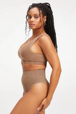 Brand new 🥰 GOOD AMERICAN TERRY SCOOP BRALETTE | PUTTY001 ❤️ 20 GOOD AMERICAN TERRY SCOOP BRALETTE | PUTTY001