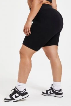 GOOD AMERICAN Bike Shorts TERRY BIKE SHORT | BLACK001