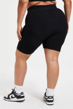 GOOD AMERICAN Bike Shorts TERRY BIKE SHORT | BLACK001