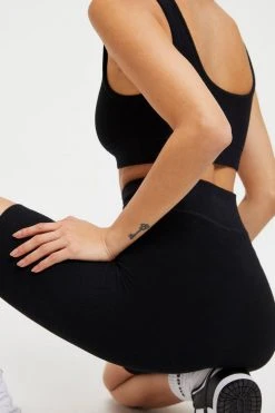 GOOD AMERICAN Bike Shorts TERRY BIKE SHORT | BLACK001