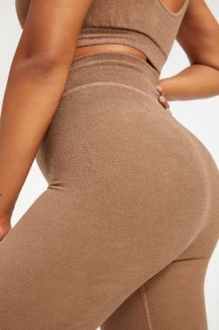 GOOD AMERICAN TERRY BIKE SHORT | PUTTY001 Bike Shorts