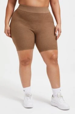 GOOD AMERICAN TERRY BIKE SHORT | PUTTY001 Bike Shorts