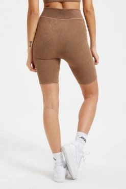 GOOD AMERICAN TERRY BIKE SHORT | PUTTY001 Bike Shorts