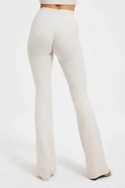 GOOD AMERICAN TERRY SLIM FLARE | BONE001