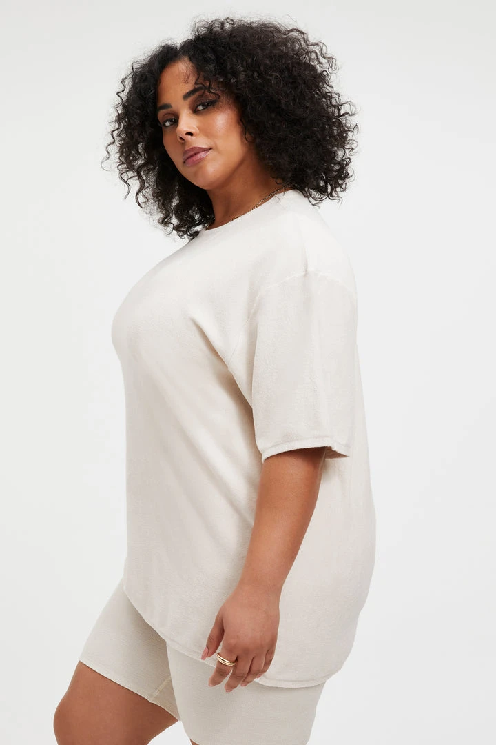 Coupon โจ GOOD AMERICAN TERRY BOYFRIEND TEE | BONE001 ๐งจ 12 GOOD AMERICAN TERRY BOYFRIEND TEE | BONE001