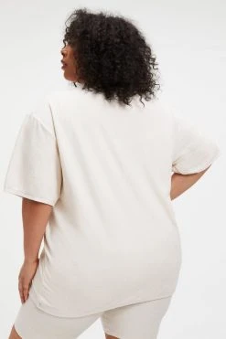 Coupon โจ GOOD AMERICAN TERRY BOYFRIEND TEE | BONE001 ๐งจ 26 GOOD AMERICAN TERRY BOYFRIEND TEE | BONE001