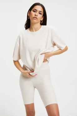 Coupon โจ GOOD AMERICAN TERRY BOYFRIEND TEE | BONE001 ๐งจ 16 GOOD AMERICAN TERRY BOYFRIEND TEE | BONE001