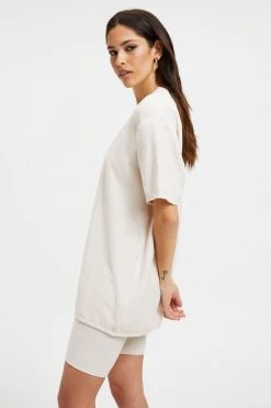 Coupon โจ GOOD AMERICAN TERRY BOYFRIEND TEE | BONE001 ๐งจ 18 GOOD AMERICAN TERRY BOYFRIEND TEE | BONE001