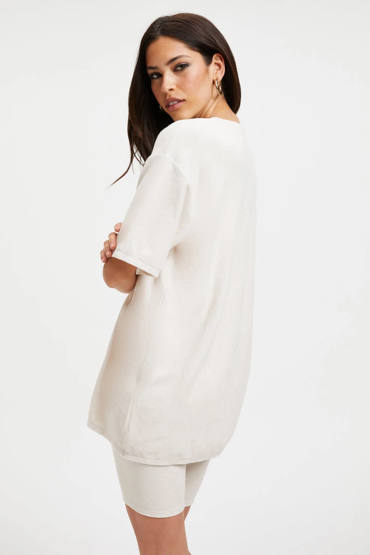 Coupon โจ GOOD AMERICAN TERRY BOYFRIEND TEE | BONE001 ๐งจ 6 GOOD AMERICAN TERRY BOYFRIEND TEE | BONE001