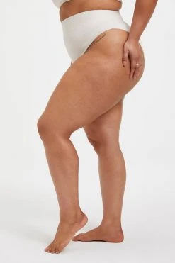 GOOD AMERICAN Terry Essentials TERRY GOOD WAIST BOTTOM | BONE001
