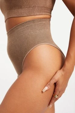 GOOD AMERICAN TERRY GOOD WAIST BOTTOM | PUTTY001
