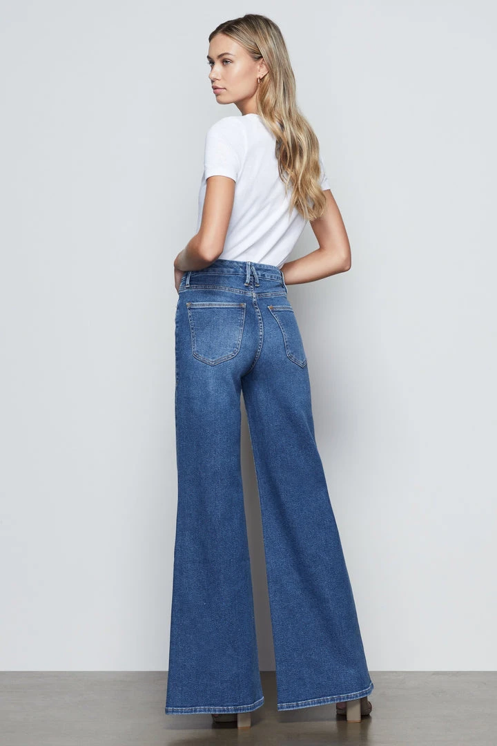 Outlet ๐งจ GOOD AMERICAN GOOD WAIST PALAZZO | B451 High Waisted โจ 13 GOOD AMERICAN GOOD WAIST PALAZZO | B451 High Waisted