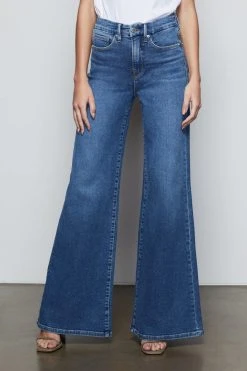 Outlet ๐งจ GOOD AMERICAN GOOD WAIST PALAZZO | B451 High Waisted โจ 25 GOOD AMERICAN GOOD WAIST PALAZZO | B451 High Waisted