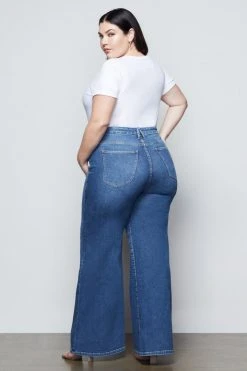 Outlet ๐งจ GOOD AMERICAN GOOD WAIST PALAZZO | B451 High Waisted โจ 17 GOOD AMERICAN GOOD WAIST PALAZZO | B451 High Waisted